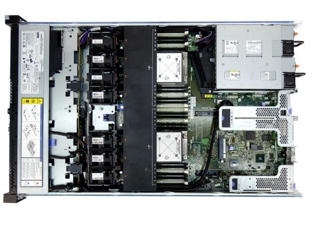 Lenovo System x3550 M5 4 Bay LFF 1U Rackmount Server 2x E5-2660 V3 2.6GHz 10C 128GB 4x 480GB SATA 6Gbps 2.5 Solid State Drive - ảnh 2