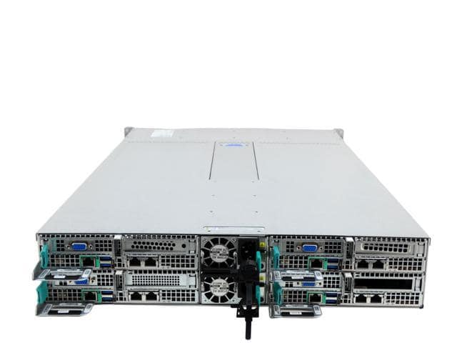 Intel H2204XXLRE 4 Node 4 Bay LFF 2U Server 2x Gold 6134 3.2GHz 8C 384GB 2666MHz 1x 800GB SATA 6Gbps 2.5 Solid State Drive - ảnh 2