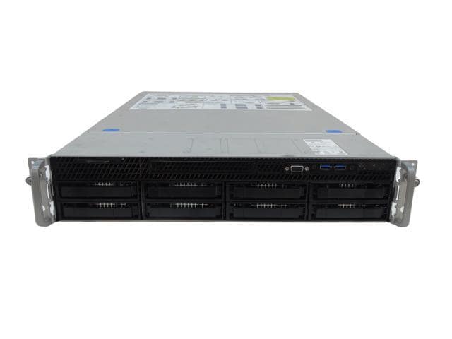 Intel R2308WFTZS 8 Bay LFF 2U Server 2x Gold 6134 3.2GHz 8C 192GB 2666MHz 4x 480GB SATA 6Gbps 2.5 Solid State Drive