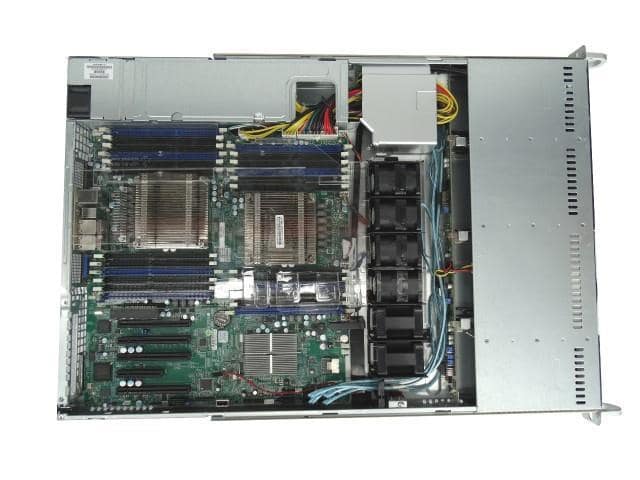 Supermicro 1U X9DRi-LN4F+ 2x E5-2695V2 2.4GHz 12C 512GB 4x 800GB SSD 10GbE Rail - ảnh 2