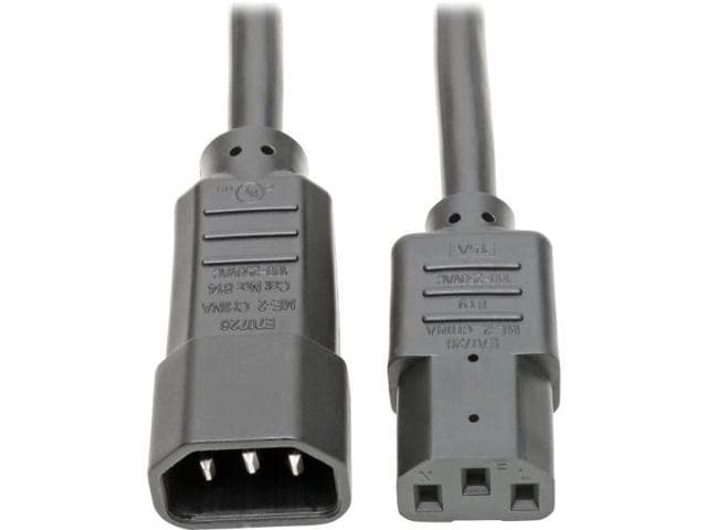 Tripp Lite Heavy-Duty Power Extension Cord, 15A, 14AWG (IEC-320-C14 to IEC-320-C13), 3-ft - ảnh 4