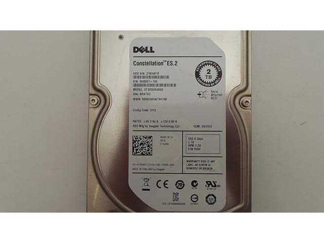 1D9NN Dell 2tb 7200rpm Sas 3.5inch Hard Drive - ảnh 2