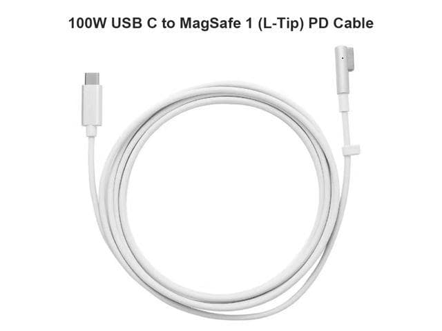 100W USB C Type C to Magsafe 1 L-Tip Power Adapter Cable for Apple MacBook Pro 13″ 15″ 17″ Macbook Air Pro 11″ 13″ MacBook 13″ (Before 2012 Year) A1222 A1172 MA357LL/A - ảnh 2