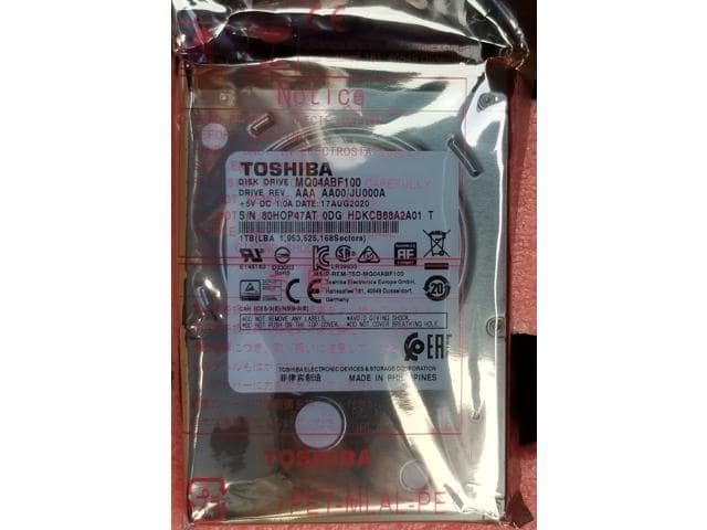 TOSHIBA MQ02ABF100 1TB 5400 RPM 16MB Cache SATA 6.0Gb/s 2.5″ Internal Notebook Hard Drive Bare Drive - ảnh 4