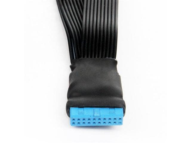 USB 3.0 Header Extension Cable, 19/20 Pin 1 to 2 Y Splitter Internal Extension Adapter for Motherboard - ảnh 3