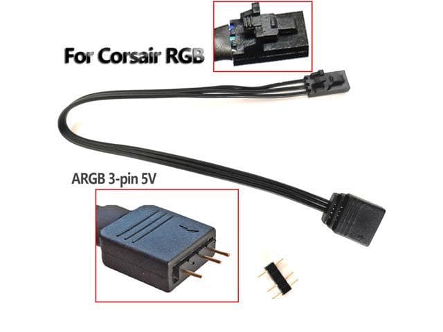 20cm Adapter cable Control any ARGB device with iCUE For Corsair Lighting Node Pro and For Commander Pro - ảnh 3