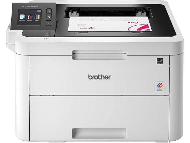 Brother HL-L3270CDW Compact Wireless Digital Color Printer with NFC, Mobile Device and Duplex Printing – Ideal for Home and Small Office Use