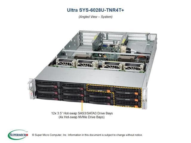 Supermicro SuperServer 6028U-TNR4T+ with 2x E5-2698 V4, 128GB DDR4 RAM and 6.4TB NVMe SSD - ảnh 4