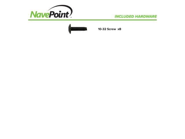 Navepoint 8U Blank Rack Mount Panel Spacer For 19-Inch Server Network Rack Enclosure Or Cabinet Black - ảnh 3