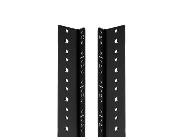 NavePoint 16U Vertical Rack Rail Pair DIY Kit with Hardware