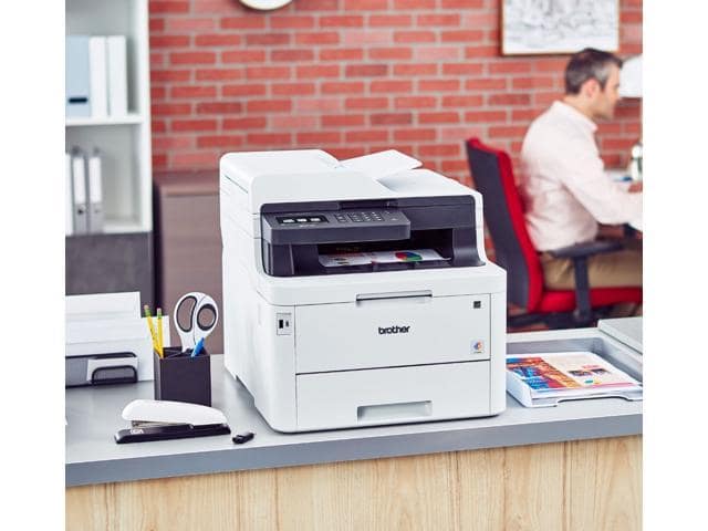 Brother – MFC-L3770CDW Wireless Color All-In-One Laser Printer – White - ảnh 2