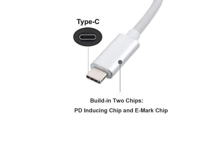 100W USB C Type C to Magsafe 2 T-Tip Power Adapter PD Charger Cable for Apple MacBook Pro 13inch 15in 17inch with Retina Display ((Mid 2012 & After) A1398 A1424 MD506LL/A - ảnh 4