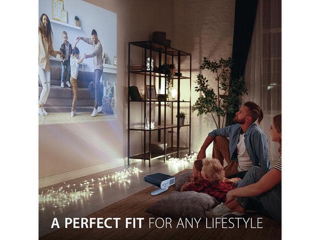 ViewSonic M1+ Portable Smart Projector with Auto Keystone Dual Harman Kardon Bluetooth Speakers and HDMI, USB Type C Inputs - ảnh 2