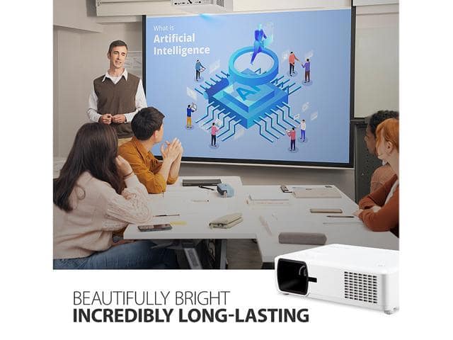 ViewSonic LS600W Bright 3000 Lumens WXGA Lamp Free LED Projector with HV Keystone and 360 Degree Flexible Installation, LAN Control, 10W Speaker - ảnh 3