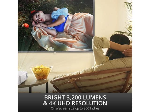 ViewSonic PX701-4K 4K UHD 3200 Lumens 240Hz 4.2ms Home Theater Projector with HDR, Auto Keystone, Dual HDMI, Sports and Netflix Streaming with Dongle on up to 300″ Screen - ảnh 2