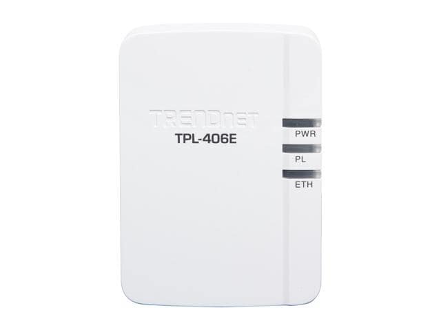TRENDnet Powerline 500 AV Nano Adapter, TPL-406E, Includes 1 x TPL-406E Adapter, Cross Compatible with Powerline 600/500/200, Windows 10, 8.1, 8, 7, Vista, XP, Ethernet Port, Plug & Play Install - ảnh 2