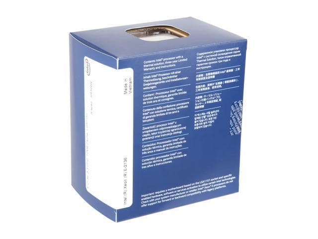 Intel Xeon E-2136 Coffee Lake 3.3 GHz LGA 1151 80W BX80684E2136 Server Processor - ảnh 2