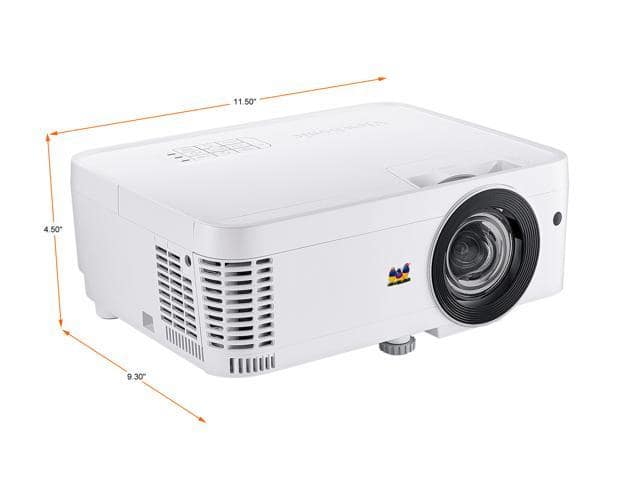 ViewSonic PS600W 3500 Lumens WXGA HDMI Networkable Short Throw Projector for Home and Office - ảnh 4
