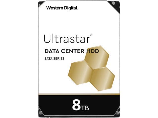 Western Digital Ultrastar 8TB DC HC320 7200 RPM SATA 6.0Gb/s 3.5″ Data Center Internal Hard Drive – 0B36452/0B36404