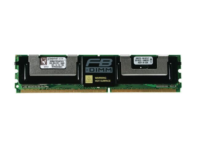 Kingston 2GB 240-Pin DDR2 SDRAM ECC Fully Buffered DDR2 667 (PC2 5300) Server Memory Model KVR667D2D4F5/2G - ảnh 2