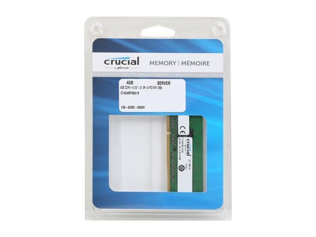 Crucial 4GB 288-Pin DDR4 SDRAM ECC Registered DDR4 2133 (PC4 17000) Server Memory Model CT4G4RFS8213 - ảnh 3