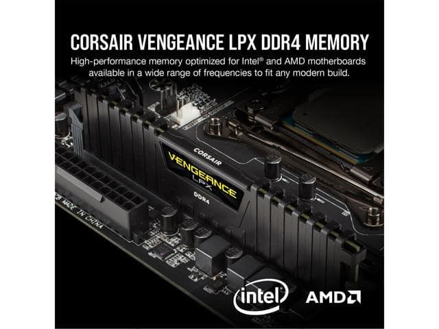 CORSAIR Vengeance LPX 16GB (2 x 8GB) 288-Pin PC RAM DDR4 3200 (PC4 25600) Desktop Memory Model CMK16GX4M2B3200C16R - ảnh 2