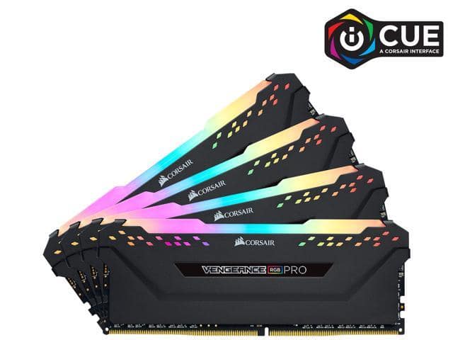 CORSAIR Vengeance RGB Pro 32GB (4 x 8GB) 288-Pin DDR4 DRAM DDR4 3200 (PC4 25600) Desktop Memory Model CMW32GX4M4C3200C16 - ảnh 2
