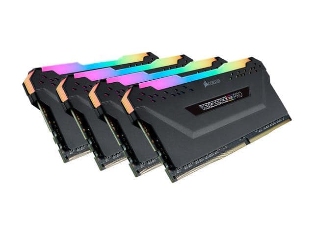 CORSAIR Vengeance RGB Pro 32GB (4 x 8GB) 288-Pin DDR4 DRAM DDR4 3200 (PC4 25600) Desktop Memory Model CMW32GX4M4C3200C16 - ảnh 4
