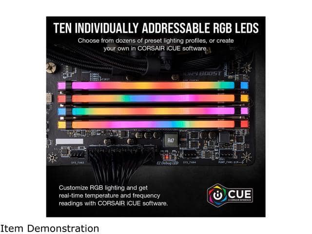 CORSAIR Vengeance RGB Pro 16GB (2 x 8GB) 288-Pin PC RAM DDR4 3200 (PC4 25600) Desktop Memory Model CMW16GX4M2C3200C16 - ảnh 4