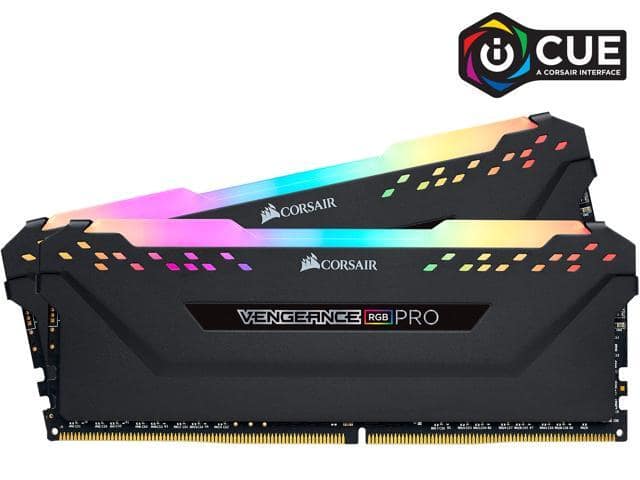 CORSAIR Vengeance RGB Pro 16GB (2 x 8GB) 288-Pin DDR4 DRAM DDR4 3000 (PC4 24000) Desktop Memory Model CMW16GX4M2D3000C16 - ảnh 2