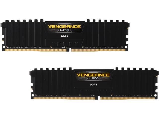 CORSAIR Vengeance LPX 16GB (2 x 8GB) 288-Pin PC RAM DDR4 3200 (PC4 25600) Desktop Memory Model CMK16GX4M2E3200C16