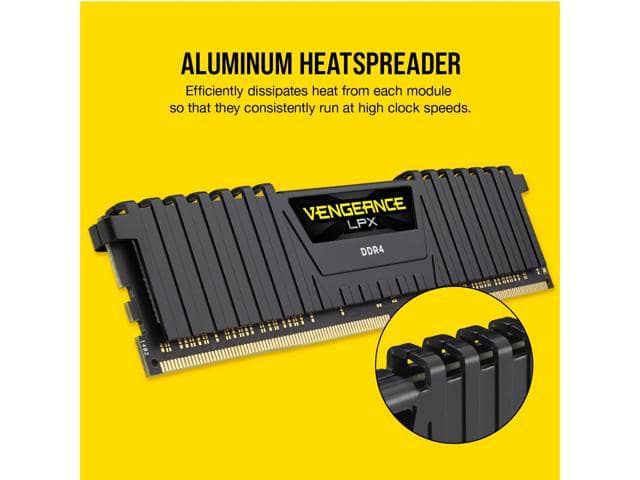 CORSAIR Vengeance LPX 16GB (2 x 8GB) 288-Pin PC RAM DDR4 3200 (PC4 25600) Desktop Memory Model CMK16GX4M2E3200C16 - ảnh 4