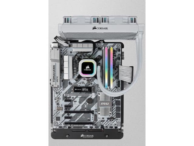 CORSAIR Vengeance RGB Pro SL 16GB (2 x 8GB) 288-Pin PC RAM DDR4 3600 (PC4 28800) Desktop Memory Model CMH16GX4M2D3600C18W - ảnh 3