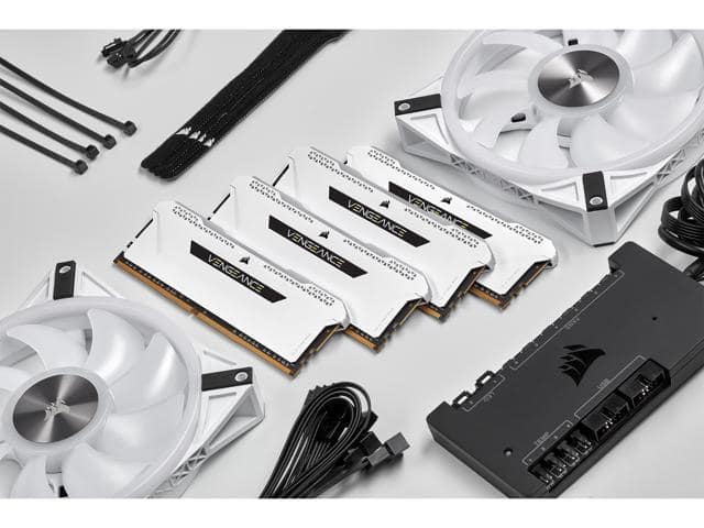 CORSAIR Vengeance RGB Pro SL 32GB (2 x 16GB) 288-Pin PC RAM DDR4 3600 (PC4 28800) Desktop Memory Model CMH32GX4M2D3600C18W - ảnh 4