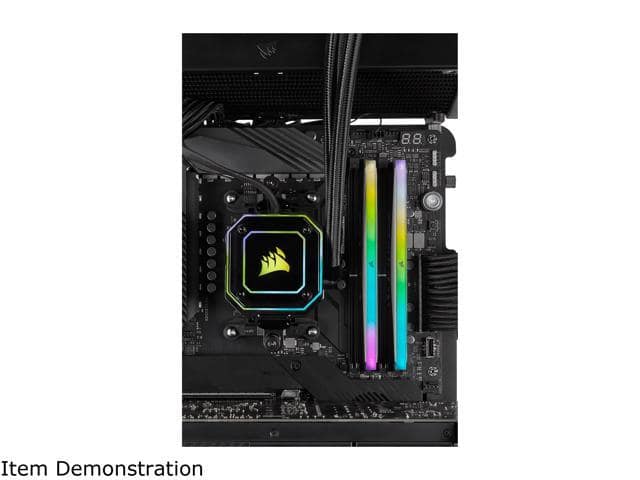 CORSAIR Vengeance RGB RT 64GB (2 x 32GB) 288-Pin DDR4 SDRAM DDR4 3200 (PC4 25600) AMD Optimized Desktop Memory Model CMN64GX4M2Z3200C16W - ảnh 2