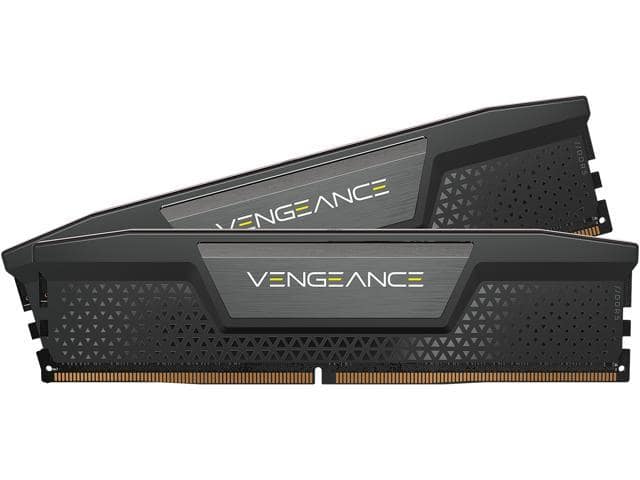 CORSAIR Vengeance 64GB (2 x 32GB) 288-Pin PC RAM DDR5 5200 (PC5 41600) Desktop Memory Model CMK64GX5M2B5200C40