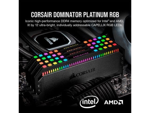 CORSAIR Dominator Platinum RGB 32GB (2 x 16GB) 288-Pin PC RAM DDR5 5600 (PC5 44800) Desktop Memory Model CMT32GX5M2B5600C36 - ảnh 2