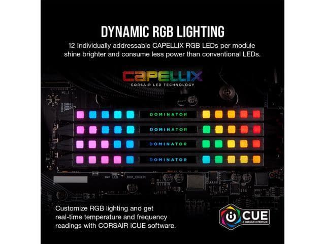 CORSAIR Dominator Platinum RGB 32GB (2 x 16GB) 288-Pin PC RAM DDR5 5600 (PC5 44800) Desktop Memory Model CMT32GX5M2B5600C36 - ảnh 3