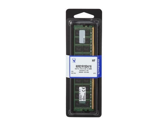 Kingston 16GB 288-Pin DDR4 SDRAM ECC Registered DDR4 2133 (PC4 17000) Server Memory Model KVR21R15D4/16 - ảnh 2
