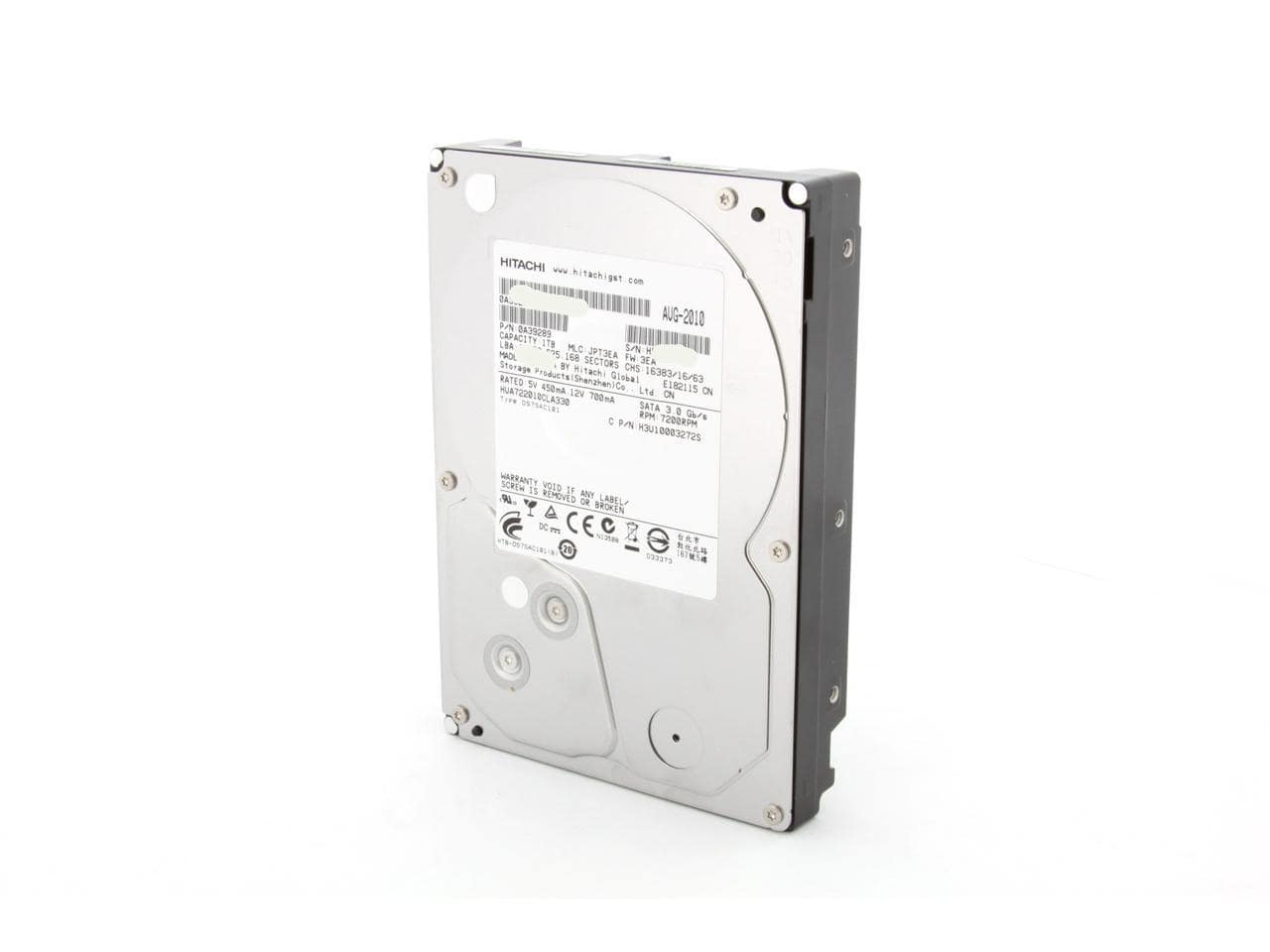 HGST Ultrastar A7K2000 HUA722010CLA330 (0A39289) 1TB 7200 RPM 32MB Cache SATA 3.0Gb/s 3.5″ Enterprise Hard Drive Bare Drive - ảnh 3