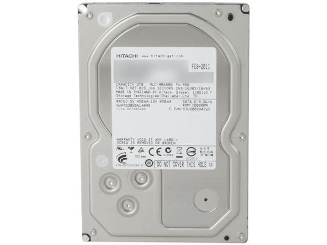HGST Ultrastar 7K3000 HUA723020ALA640 (0F12455) 2TB 7200 RPM 64MB Cache SATA 6.0Gb/s 3.5″ Enterprisel Hard Drive Bare Drive - ảnh 2