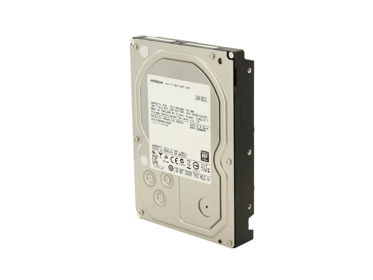 HGST Ultrastar 7K4000 HUS724040ALE640 (0F14683) 4TB 7200 RPM 64MB Cache SATA 6.0Gb/s 3.5″ Internal Enterprise Hard Drive Bare Drive - ảnh 2