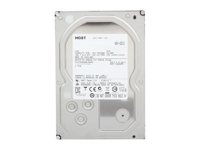 HGST Ultrastar 7K4000 HUS724040ALA640 (0F14688) 4TB 7200 RPM 64MB Cache SATA 6.0Gb/s 3.5″ Enterprise Hard Drive Bare Drive - ảnh 2