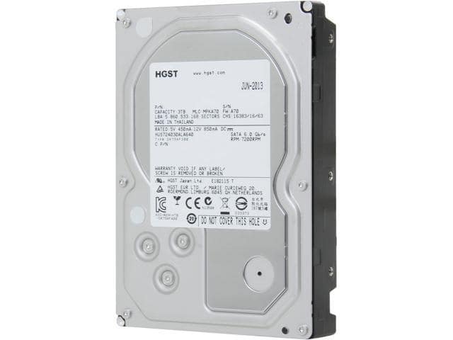HGST HUS724030ALA640 (0F14689) 3TB 7200 RPM 64MB Cache SATA 6.0Gb/s 3.5″ Enterprisel Hard Drive Bare Drive