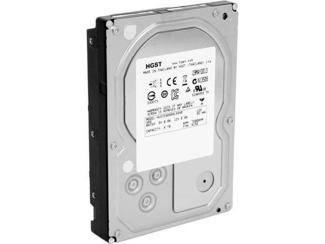 HGST Ultrastar 7K4000 HUS724040ALS640 (0B26885) 4TB 7200 RPM 64MB Cache SAS 6Gb/s 3.5″ Enterprise Hard Drive Bare Drive