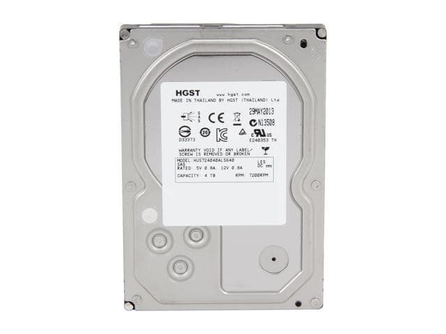 HGST Ultrastar 7K4000 HUS724040ALS640 (0B26885) 4TB 7200 RPM 64MB Cache SAS 6Gb/s 3.5″ Enterprise Hard Drive Bare Drive - ảnh 2