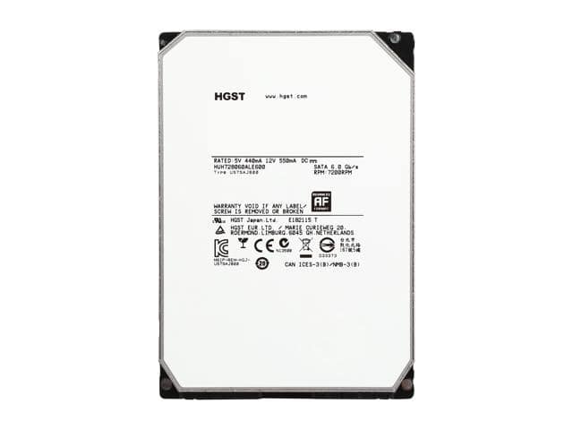 HGST Ultrastar He8 HUH728060ALE600 (0F23269) 6TB 7200 RPM 128MB Cache SATA 6.0Gb/s 3.5″ Helium Platform Enterprise Hard Disk Drives Bare Drive - ảnh 2