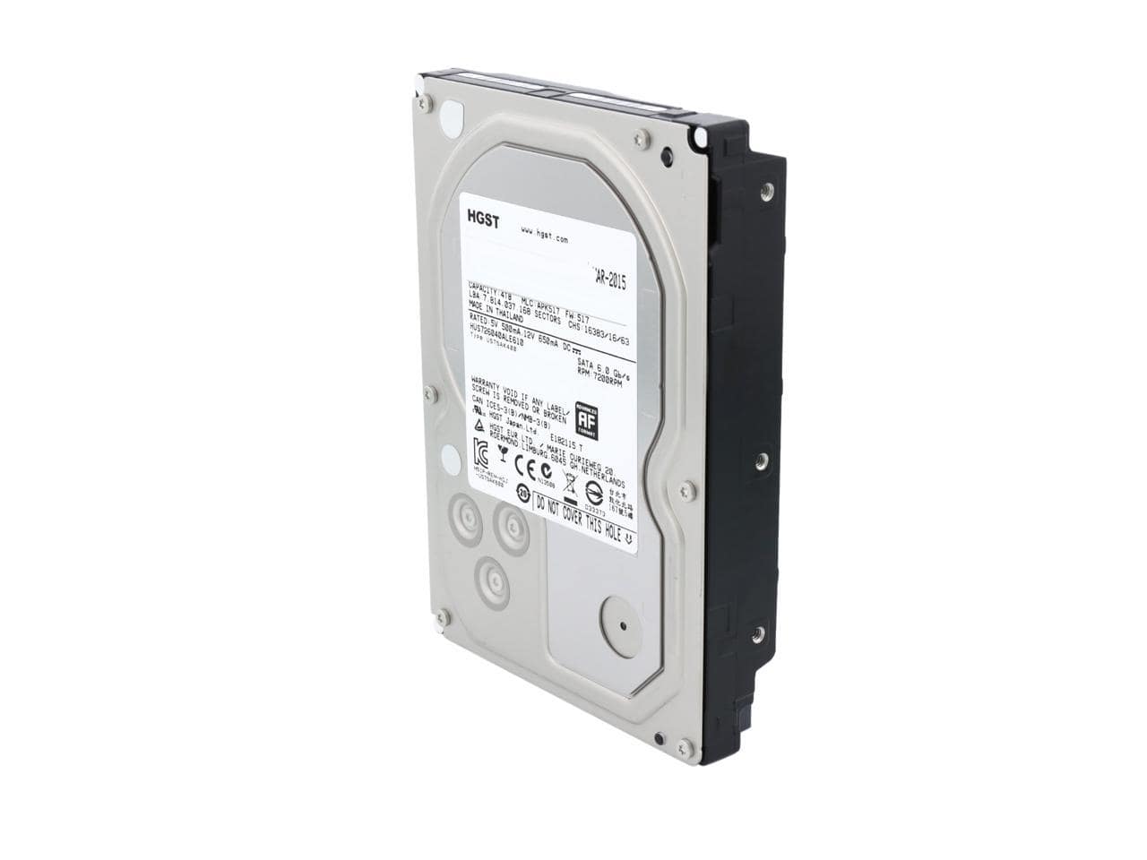 HGST Ultrastar 7K6000 HUS726040ALE610 (0F23005) 4TB 7200 RPM 128MB Cache SATA 6.0Gb/s 3.5″ Enterprise Hard Drive Bare Drive - ảnh 2