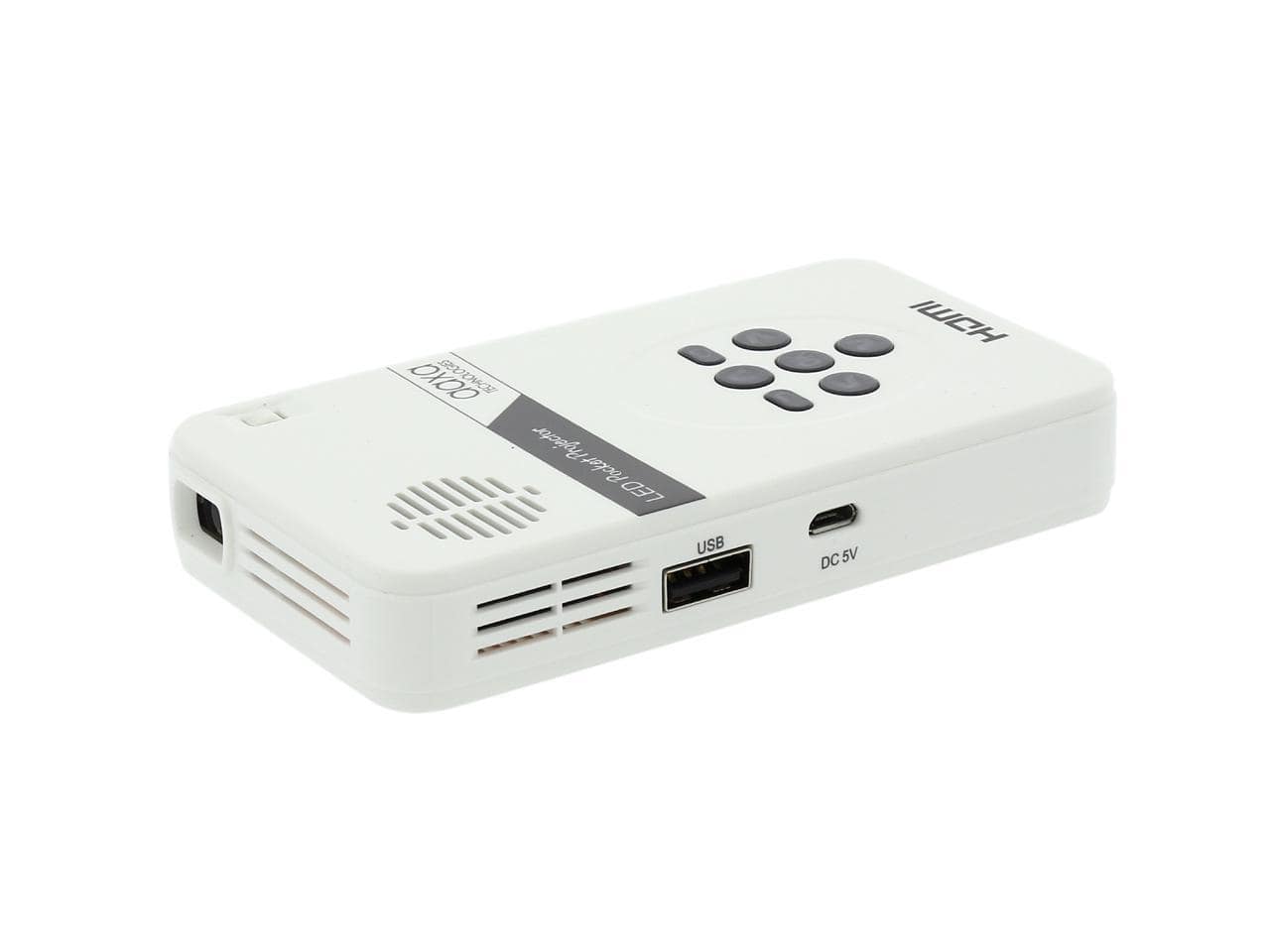 AAXA LED Pico Mini Portable Projector with Battery, HDMI, and Native 720p HD Resolution for Home and Travel - ảnh 2