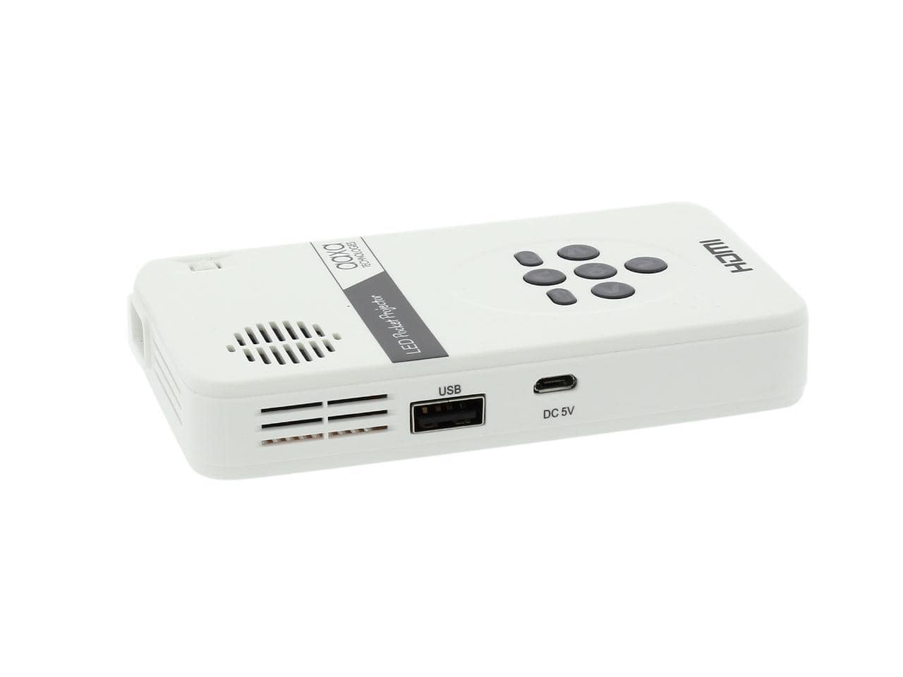 AAXA LED Pico Mini Portable Projector with Battery, HDMI, and Native 720p HD Resolution for Home and Travel - ảnh 3